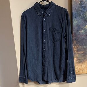 Joe's Jeans Dark Gray Casual Button-Down Shirt